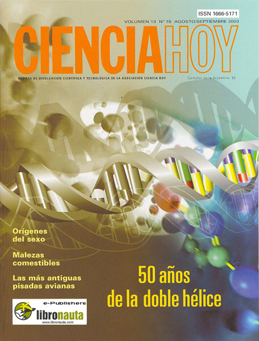 Title details for Ciencia Hoy V.13, 76 by Ciencia Hoy - Available
